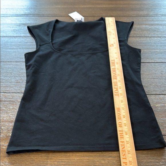 J. Crew Cap-sleeve stretch cotton-blend squareneck tank top Size Small - Picture 4 of 10